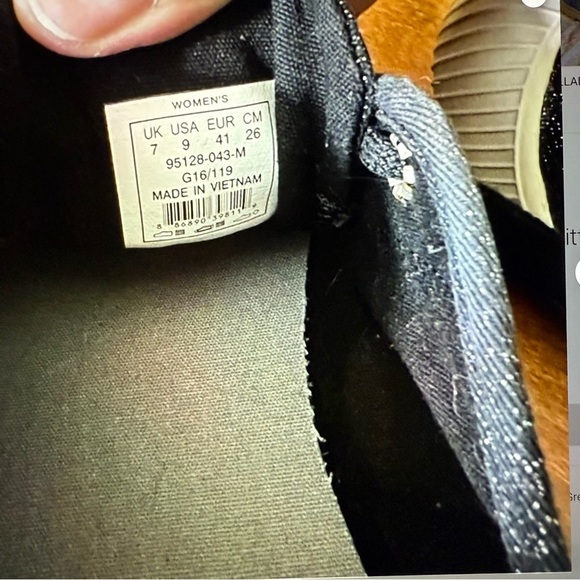 Palladium Black and White Glitter Sneakers women’s size 9 shoes - Picture 8 of 9